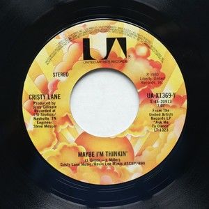 Cristy Lane – Sweet Sexy Eyes / Maybe I'm Thinkin' - 45 rpm Vinyl 7" Single